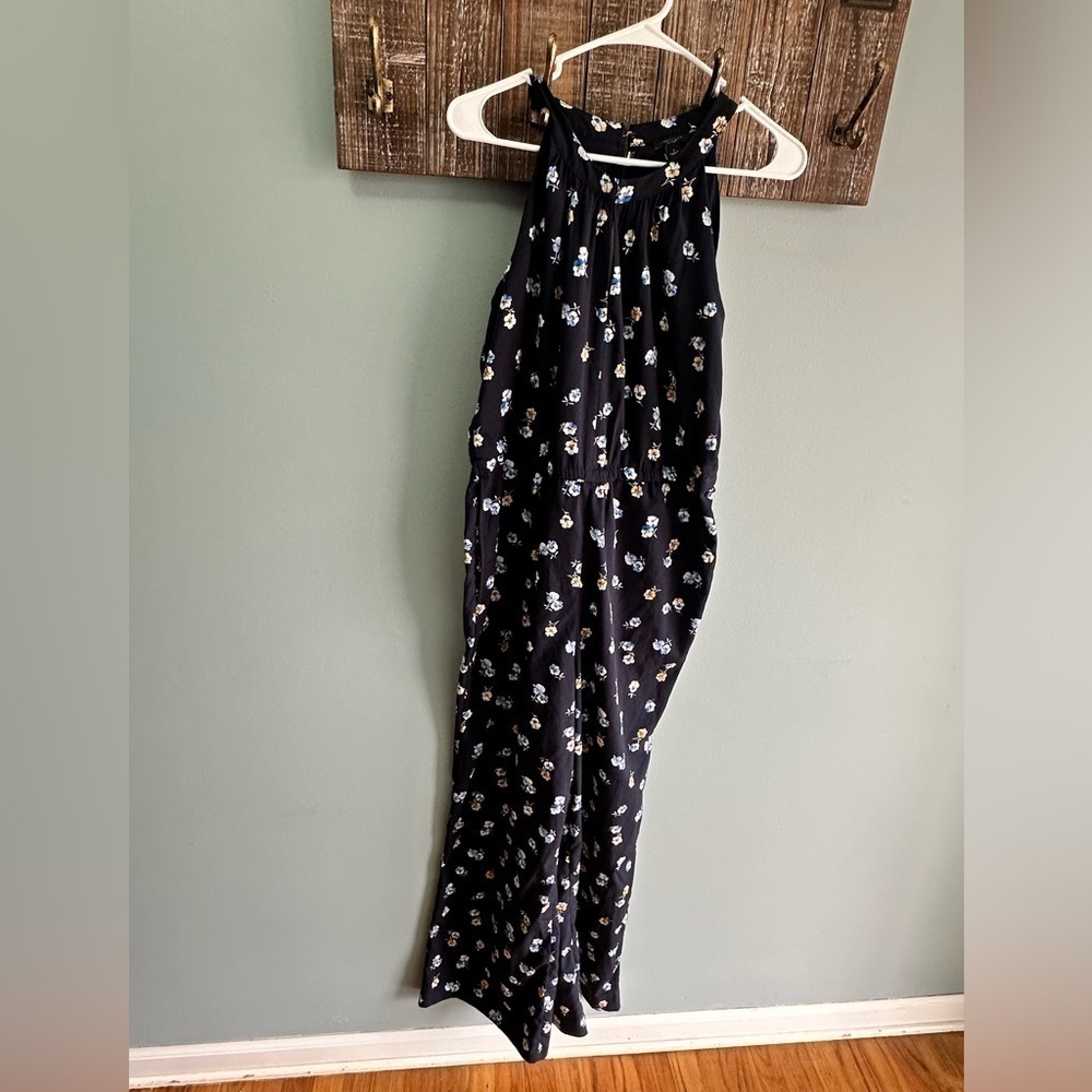 Anne Taylor Factory Jumpsuit Navy Size 8